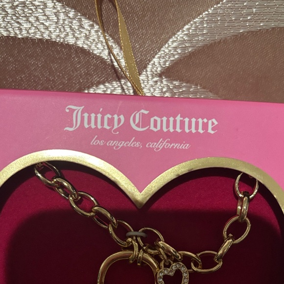 Juicy Couture Gold Heart and Key Necklace (retails at $100) - Picture 3 of 5